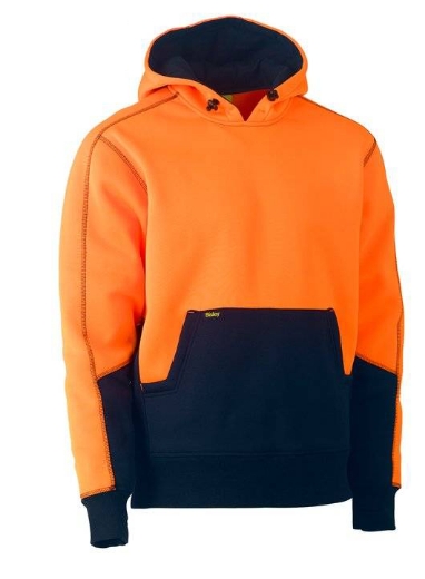 Picture of Bisley, Hi Vis Fleece Hoodie Pullover